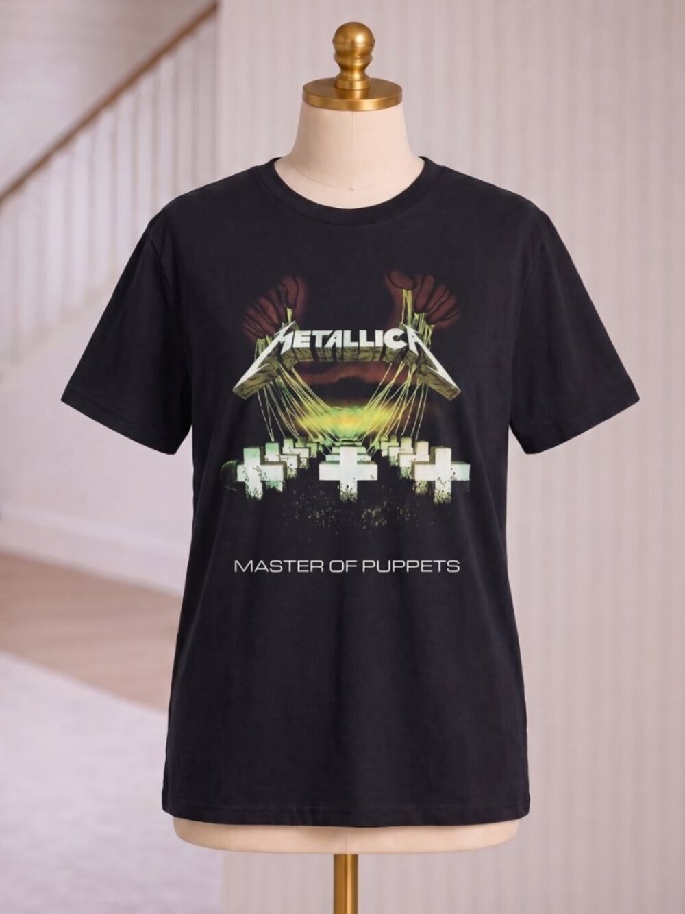 METALLICA  "master of puppets" mens band tee
